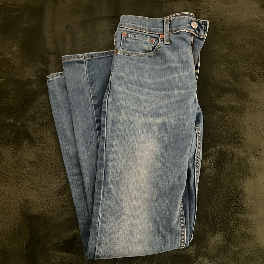 Levi's 511 30x32 Light Blue Straight Leg Jeans